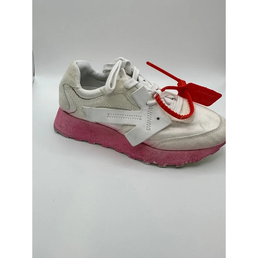 Off-White Kids Runner Sneakers White‎ Pink Gradient OMIA139S20800020